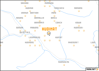 map of Huổi Mạt