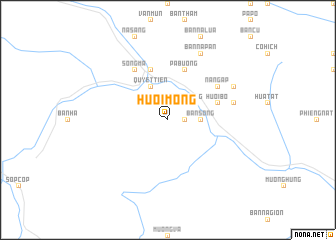 map of Huổi Mòng