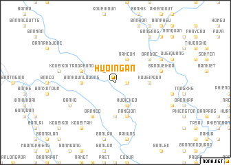 map of Huổi Ngàn