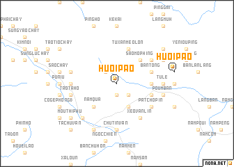 map of Huối Pão