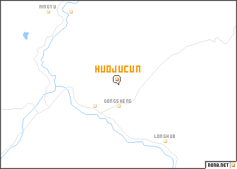 map of Huojucun