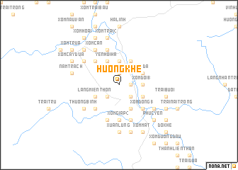 map of Hương Khê