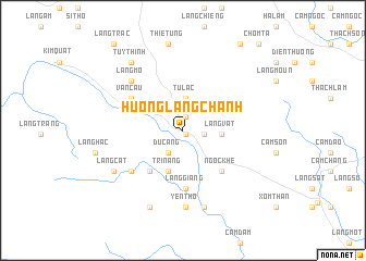 map of Hương Lang Chánh