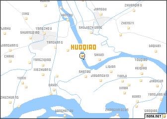 map of Huoqiao