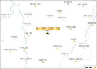 map of Huoshaoping