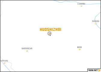map of Huoshizhai