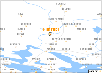 map of Huotari