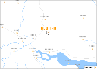 map of Huotian