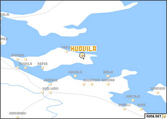 map of Huovila
