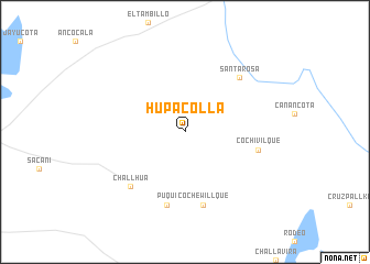 map of Hupacolla