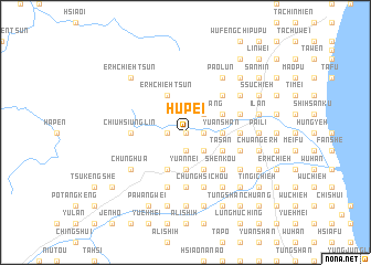 map of Hu-pei
