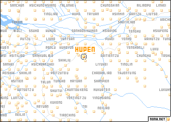 map of Hu-pen