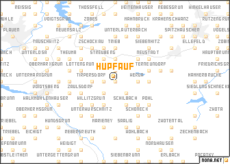 map of Hupfauf