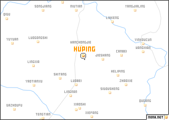 map of Huping