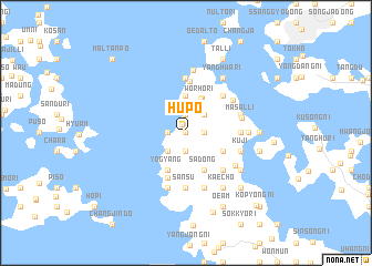 map of Hup\