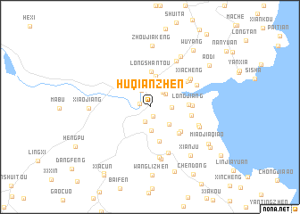 map of Huqianzhen