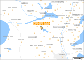 map of Huqiubang