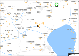 map of H̱uqoq