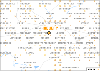 map of Huqueny