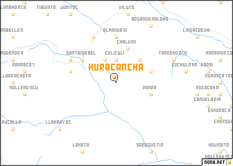 map of Huracancha