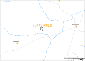 map of Huralihālu