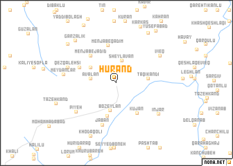 map of Hūrānd