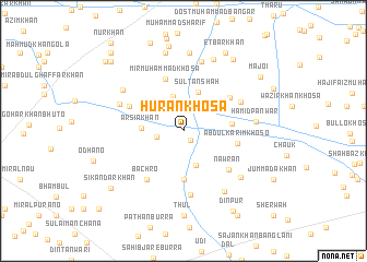 map of Hūrān Khosa