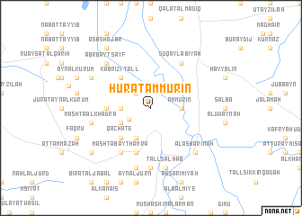 map of Ḩūrāt ‘Ammūrīn