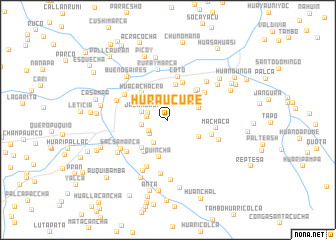 map of Huraucure