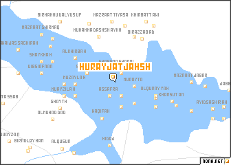 map of Ḩurayjat Jaḩsh