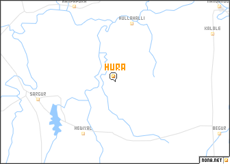 map of Hura