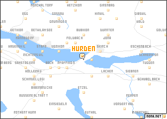 map of Hurden