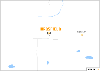 map of Hurdsfield