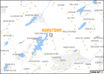 map of Hurdtown