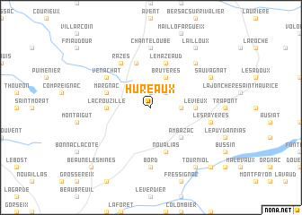 map of Hureaux