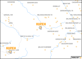 map of Hūreh