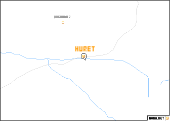 map of Huret