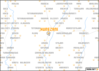 map of Hurezani