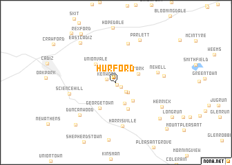 map of Hurford