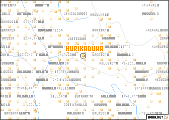 map of Hurikaduwa