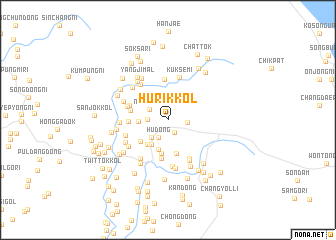 map of Hŭrik-kol