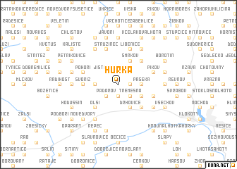 map of Hŭrka