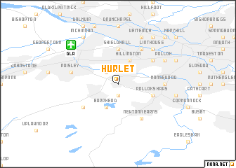 map of Hurlet
