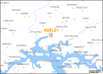 map of Hurley