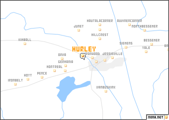 map of Hurley