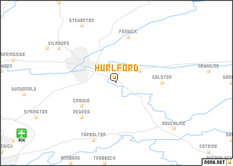 map of Hurlford