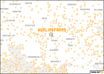 map of Hurline Farms