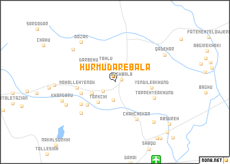 map of Hūrmūdar-e Bālā