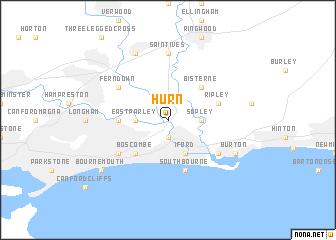 map of Hurn