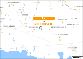 map of Hūr ol Chāseb